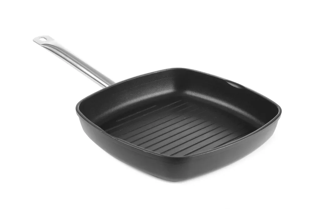 Grill pan - ridged surface Titanium Professional, HENDI, Titanium professional, 550x290x(H)55mm