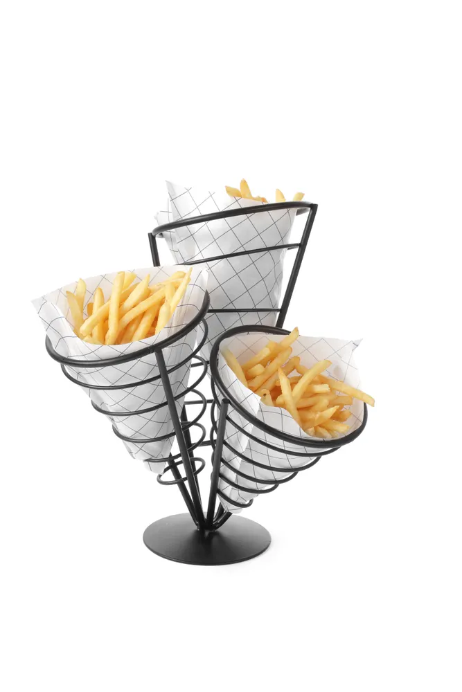 Vis Chips serving stand for 3 bags., HENDI, 270x270x(H)280mm, bilde 5