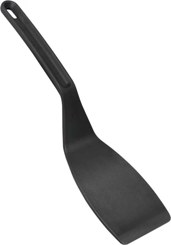 Angled frying spatula, HENDI, Black, 325x90mm