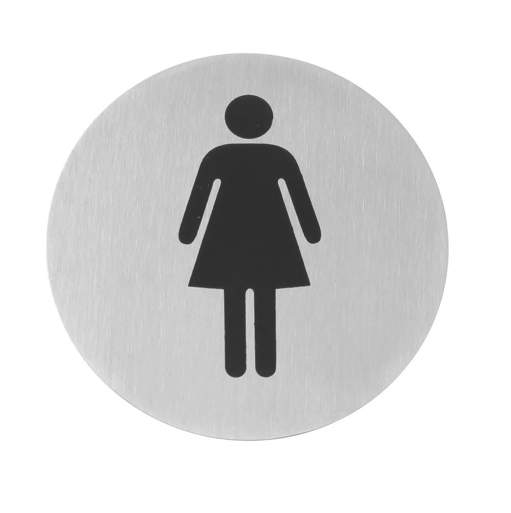 Door signs, HENDI, women, ⌀75mm