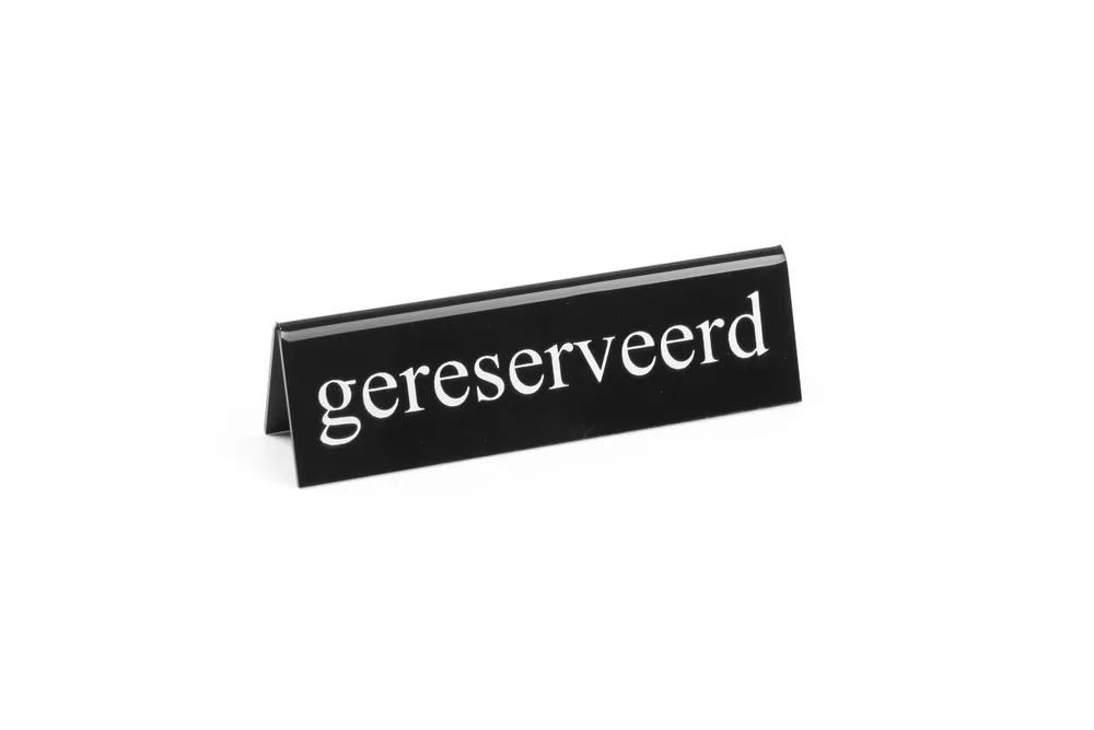 Vis Table sign reserved, HENDI, reserved, 130x30x(H)38mm, bilde 2