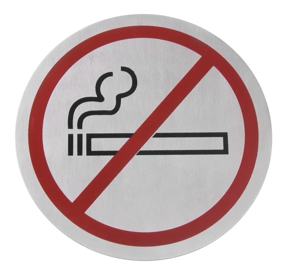 Vis Door sign, HENDI, smoking - big, ⌀160mm, bilde 2