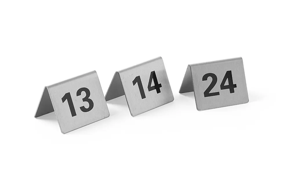 Vis Tablestand numbers, HENDI, Numbers 1-12, 50x35x(H)40mm, bilde 3