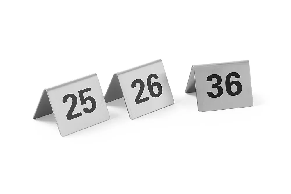 Vis Tablestand numbers, HENDI, Numbers 1-12, 50x35x(H)40mm, bilde 4