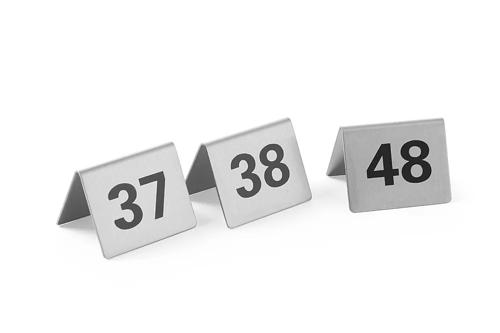 Vis Tablestand numbers, HENDI, Numbers 1-12, 50x35x(H)40mm, bilde 5