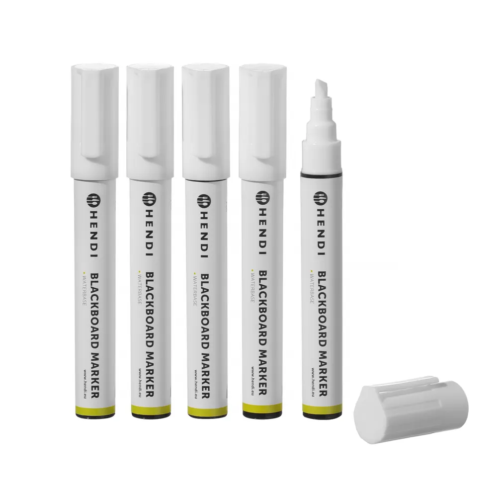 Vis Blackboard markers 6 mm, HENDI, 5 white markers, bilde 4