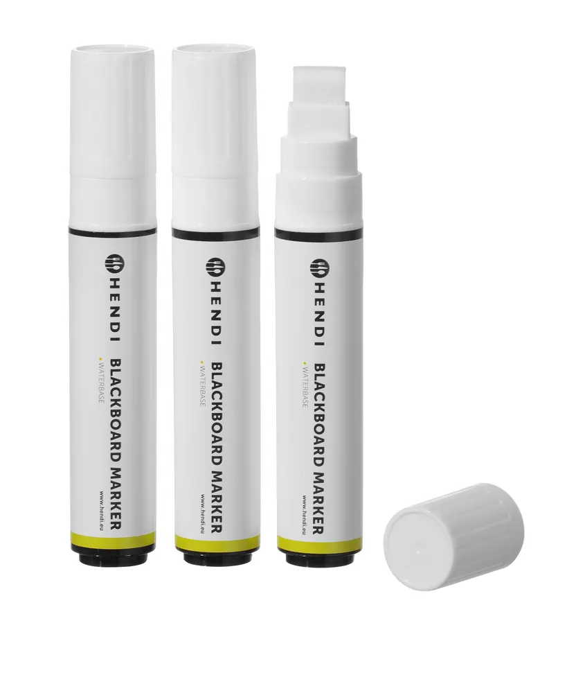 Vis Blackboard markers 15 mm, HENDI, 3 white markers, bilde 4