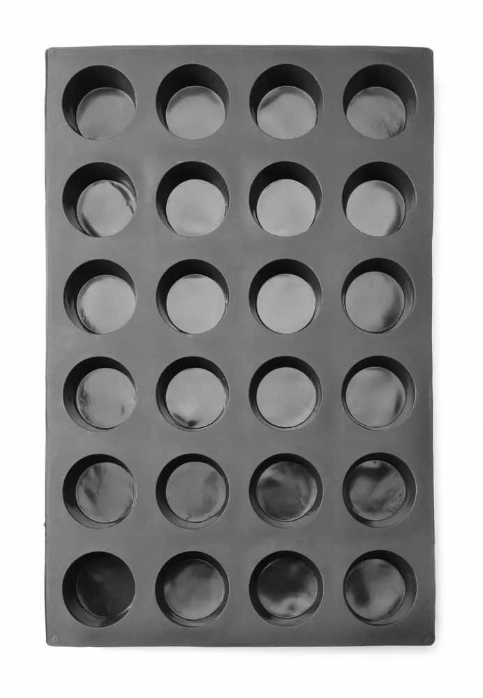 Vis Silicone mould MUFFIN, HENDI, 570x375x(H)40mm, Round, bilde 2