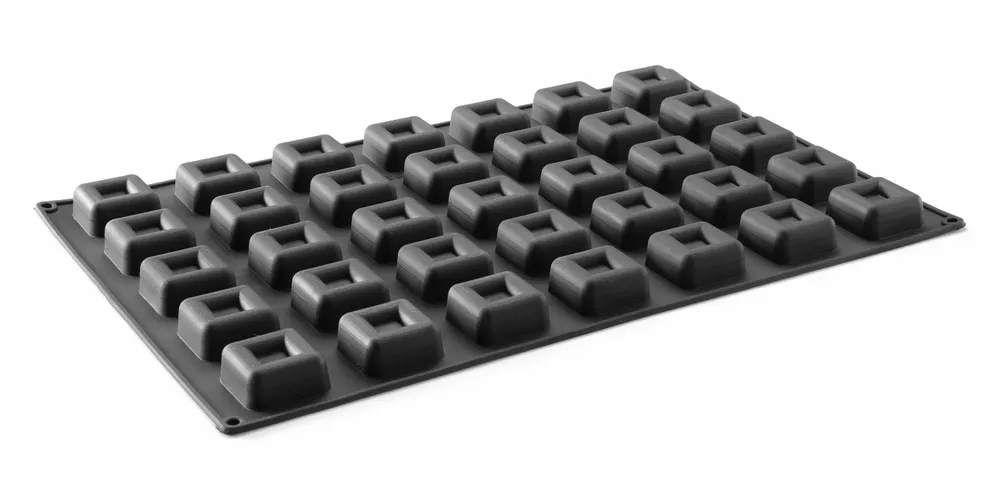 Silicone mould SQUARE, HENDI, 570x375x(H)25mm, Square