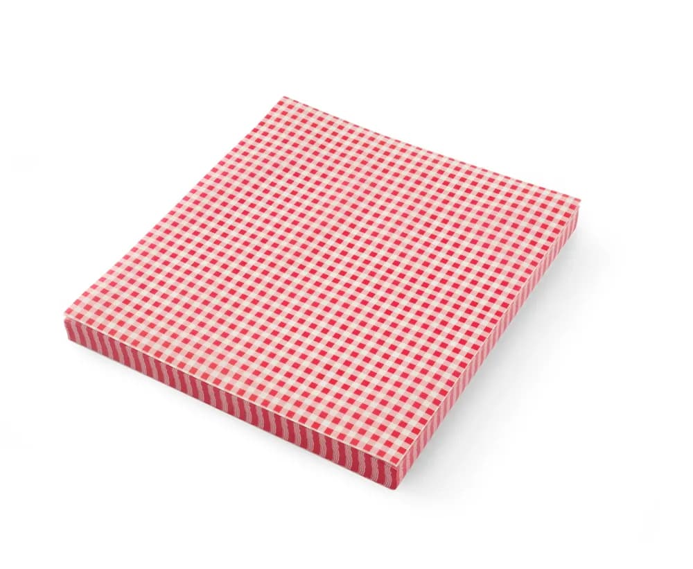 Vis Greaseproof paper, HENDI, checked pattern, 500 pcs., 305x305mm, bilde 2