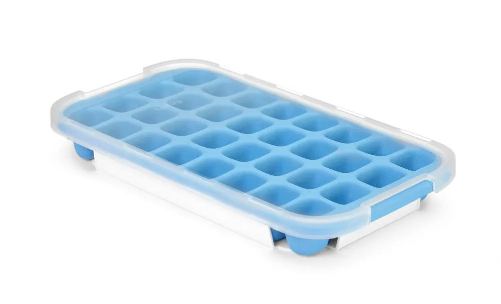 Vis Ice cube mould with lid and bottom tray, BarUp, Blue, 337x170mm, bilde 3