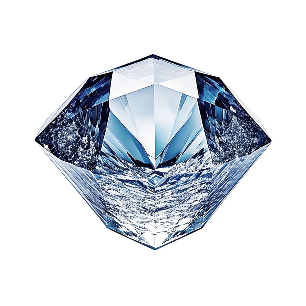 Vis Ice cube mould gem-shaped, BarUp, Blue, 2 pcs., 190x105x(H)30mm, bilde 4