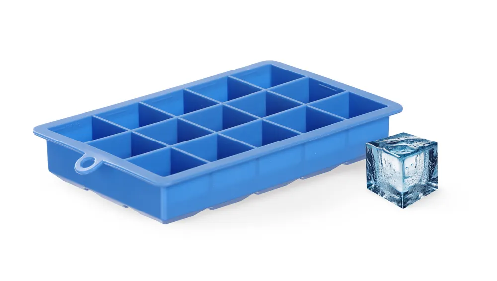 Vis Ice cube mould mini cube, BarUp, Blue, 190x120x(H)35mm, bilde 3