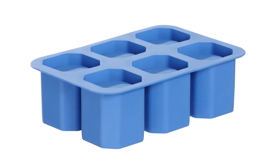 Ice shot glass mould, BarUp, Blue, 125x190x(H)60mm