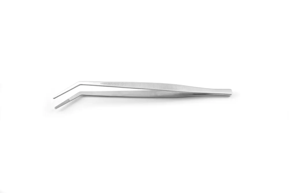 Tweezers, curved, HENDI, (L)237mm