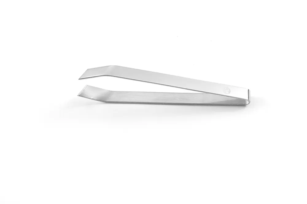Fish bone tweezers, slanted head, HENDI, (L)120mm