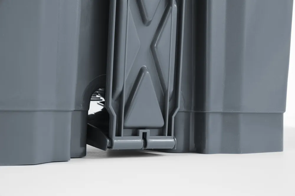Vis Pedal bin, AmerBox, 68L, Light grey, 490x410x(H)660mm, bilde 4