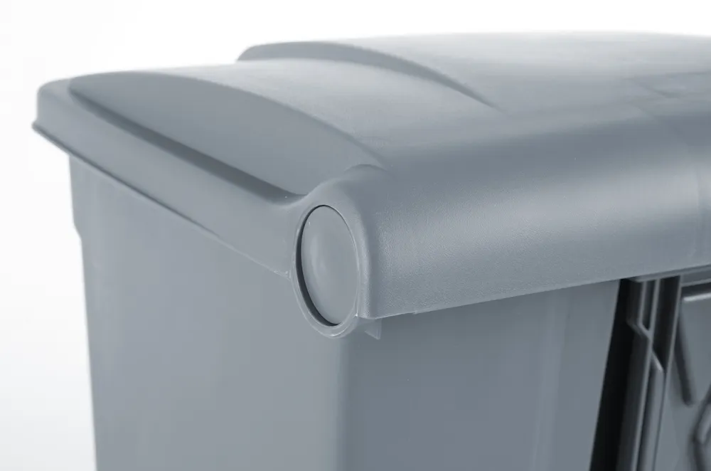 Vis Pedal bin, AmerBox, 68L, Light grey, 490x410x(H)660mm, bilde 2
