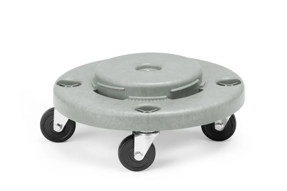 Trolley for round waste bin, AmerBox, fits 691403, ⌀400x(H)165mm