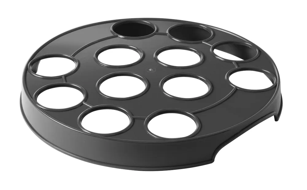 Beer glass carrier, BarUp, Black, ⌀315x(H)35mm