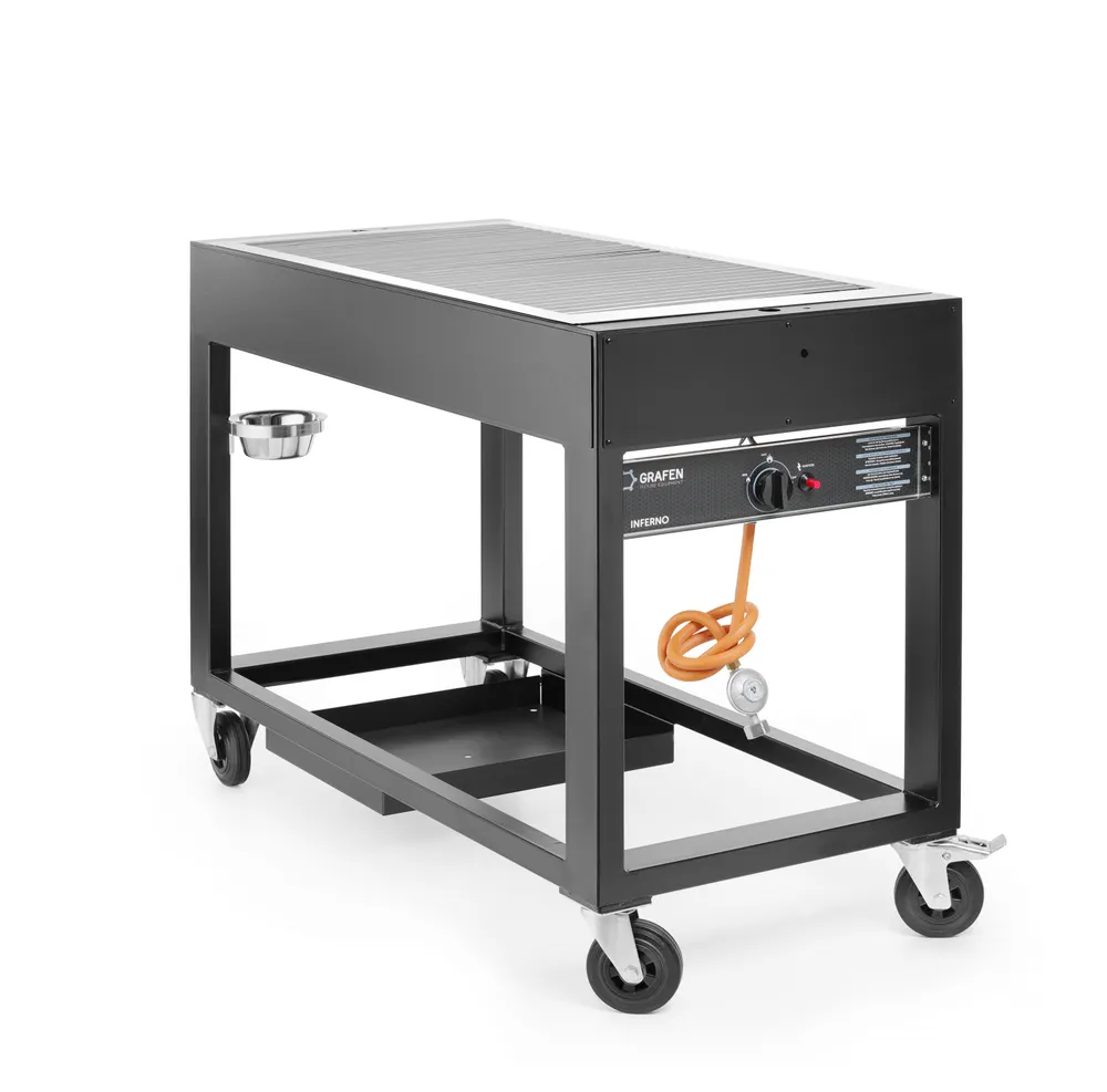 Vis Gas barbecue Tampa, HENDI, Black, 10kW, 1260x580x(H)900mm, bilde 3