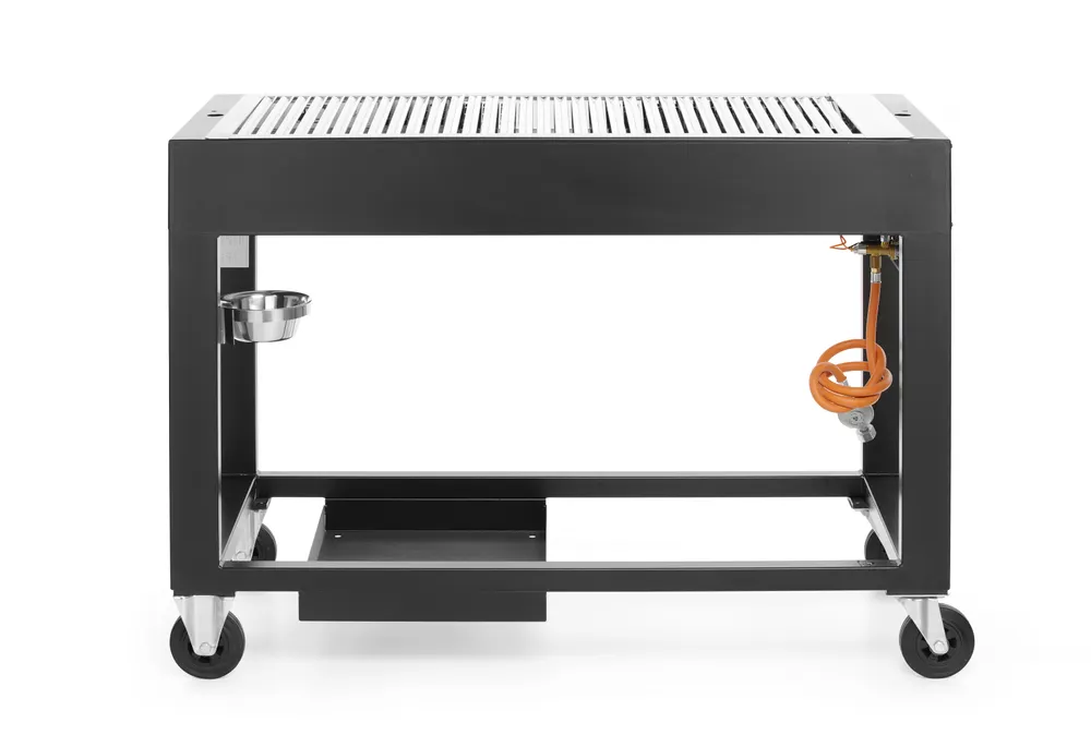 Gas barbecue Tampa, HENDI, Black, 10kW, 1260x580x(H)900mm