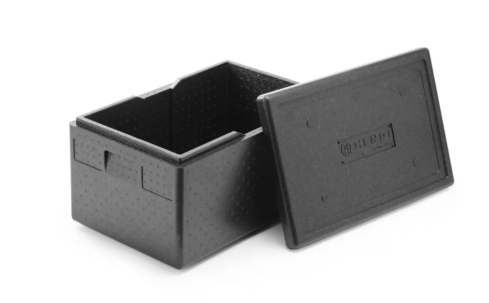Vis Thermal insulation container, HENDI, Kitchen Line, GN 1/1, 46L, Black, 600x400x(H)320mm, bilde 2