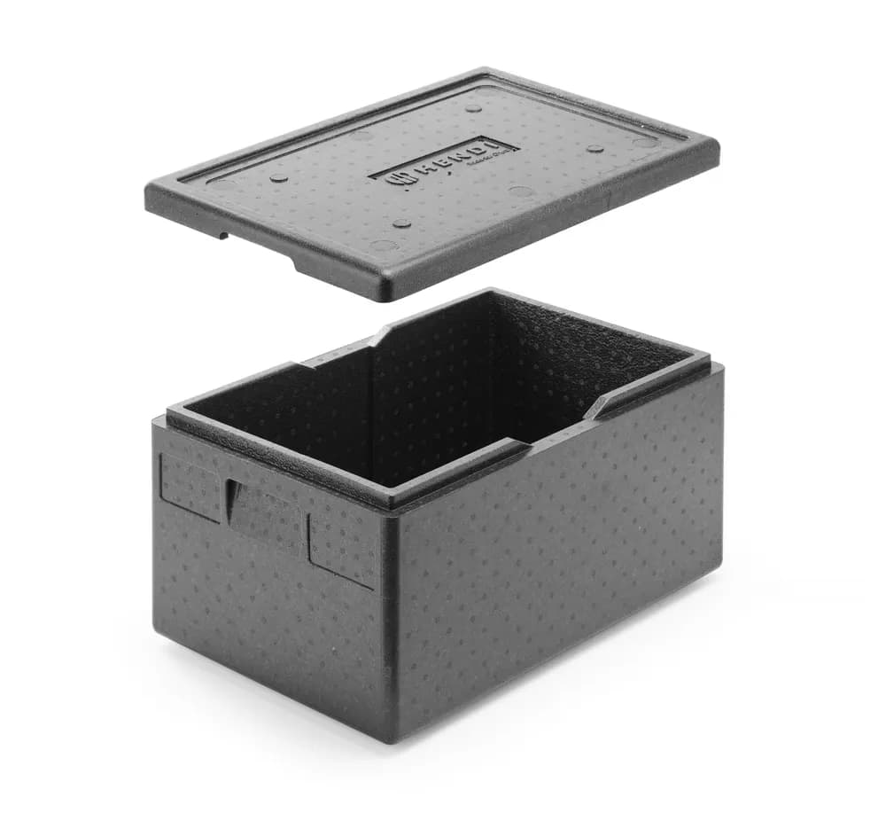 Vis Thermal insulation container, HENDI, Kitchen Line, GN 1/1, 46L, Black, 600x400x(H)320mm, bilde 3