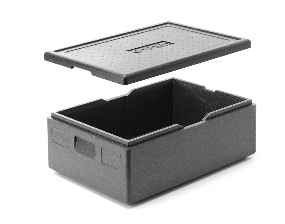 Vis Thermal insulation container, HENDI, Kitchen Line, GN 1/1, 53L, Black, 685x485x(H)260mm, bilde 3
