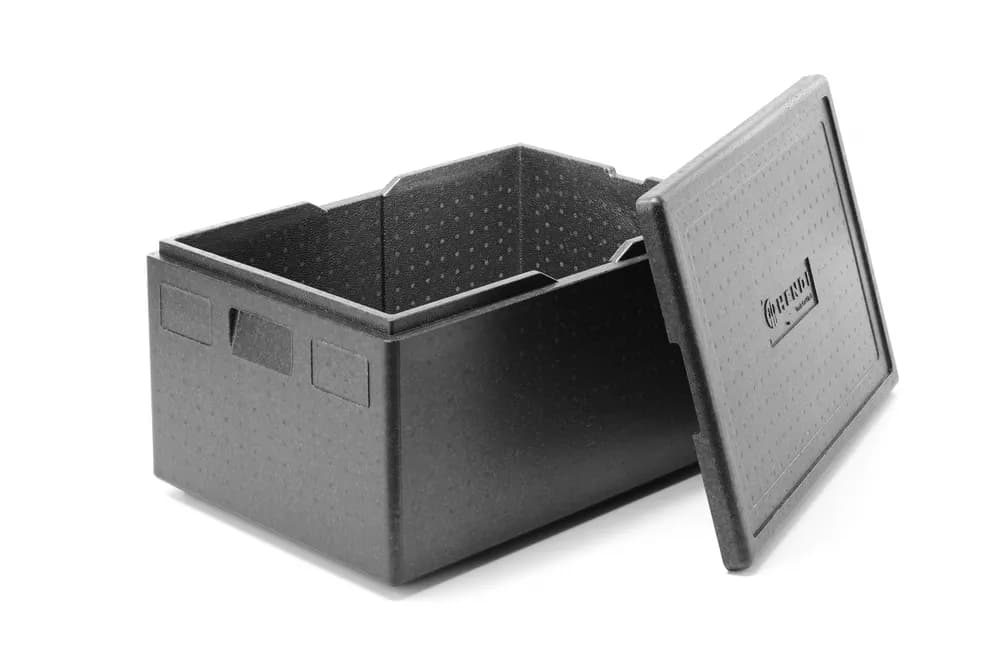 Vis Thermal insulation container, HENDI, Kitchen Line, GN 1/1, 53L, Black, 685x485x(H)260mm, bilde 6