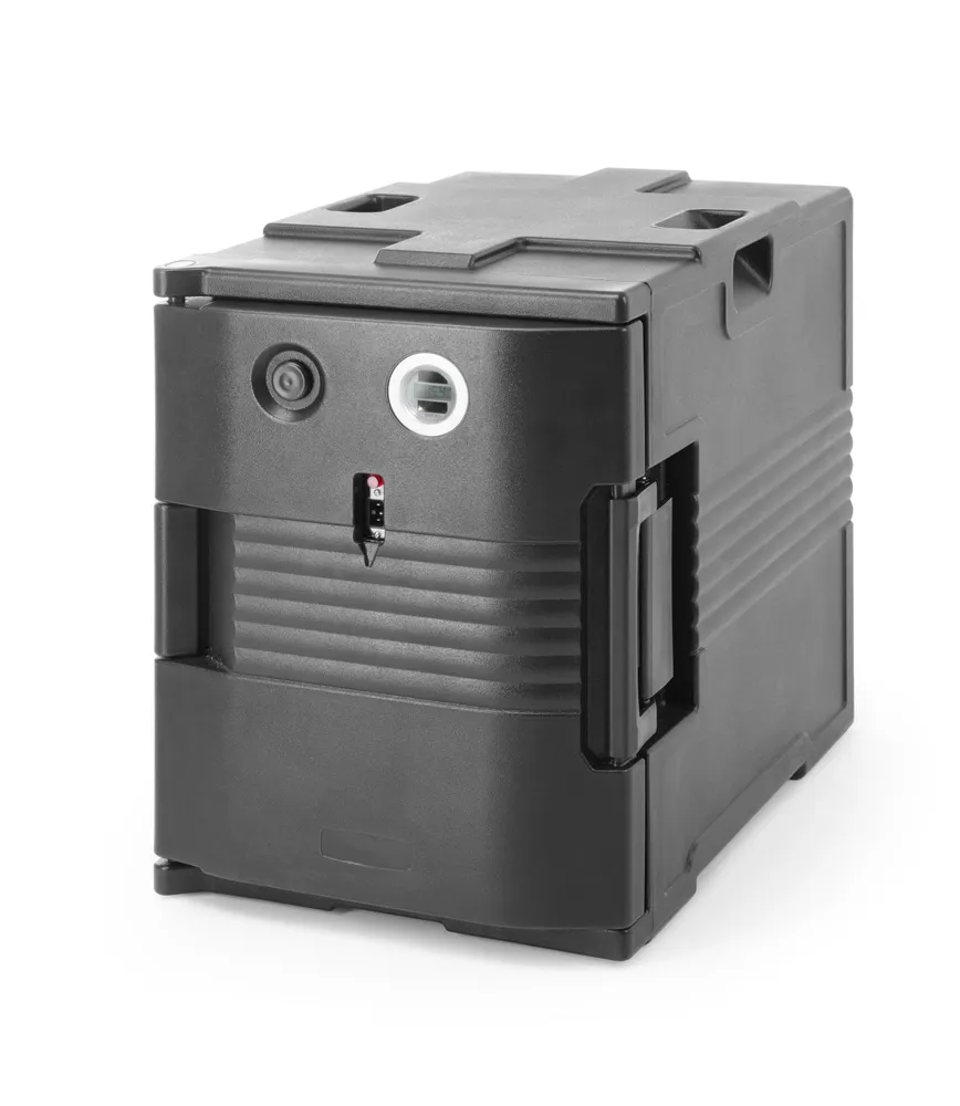 Thermo-insulated container with heating function – catering, AmerBox, GN 1/1, 477x680x(H)620mm