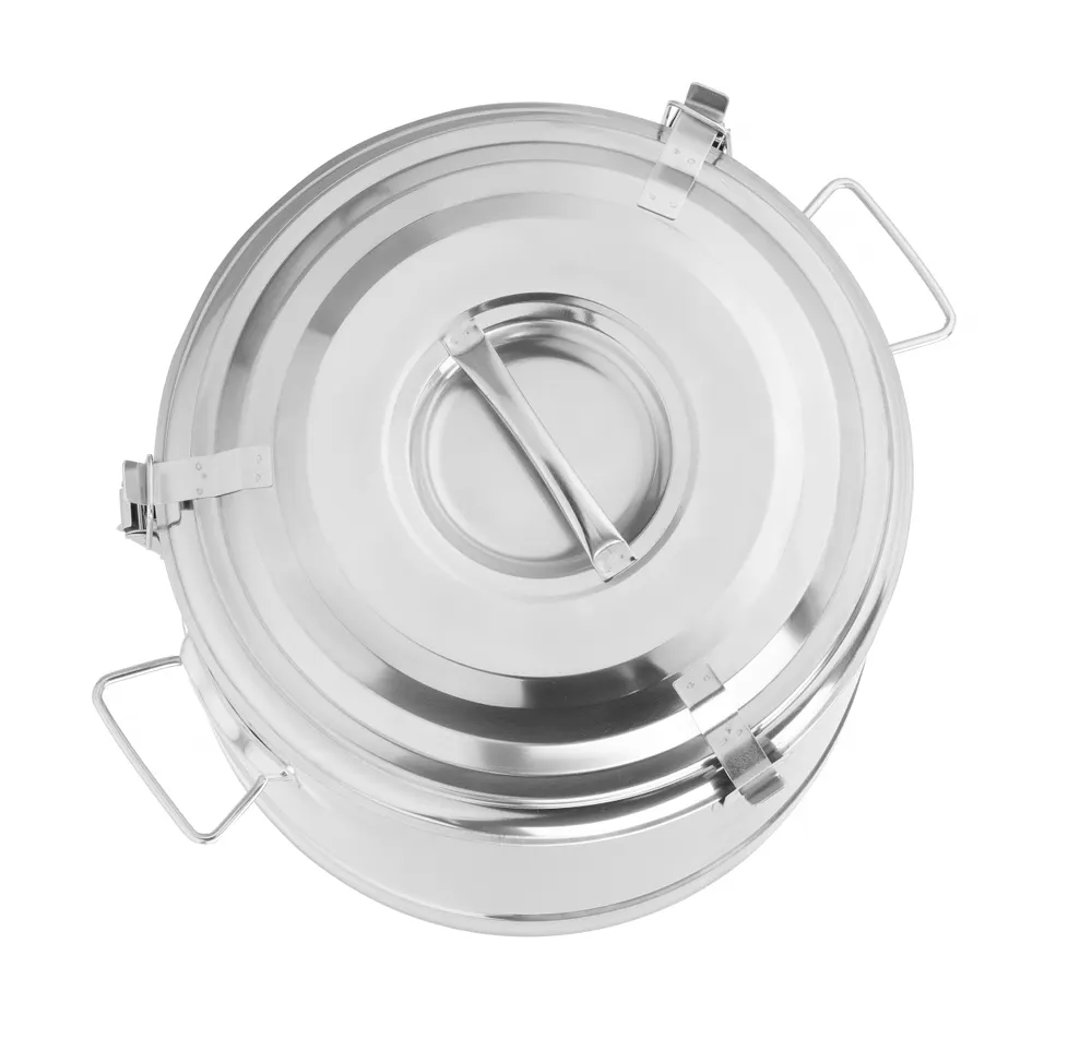 Vis Insulated portable container, HENDI, Kitchen Line, 19L, Silver, ⌀350x(H)400mm, bilde 3