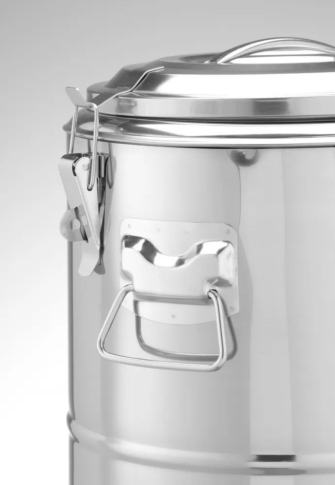 Vis Insulated portable container, HENDI, Kitchen Line, 19L, Silver, ⌀350x(H)400mm, bilde 4