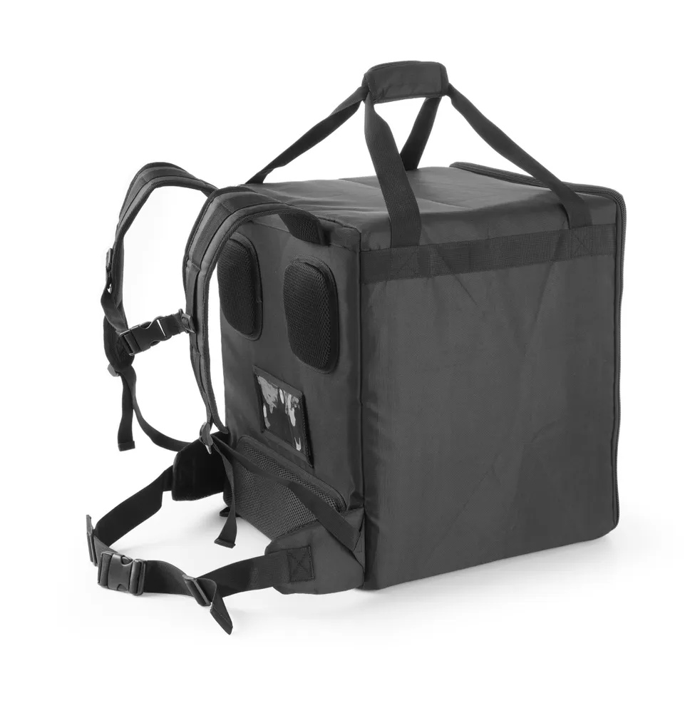 Vis Pizza & food delivery backpack insulated, HENDI, 75,2L, Black, 410x410x(H)480mm, bilde 2