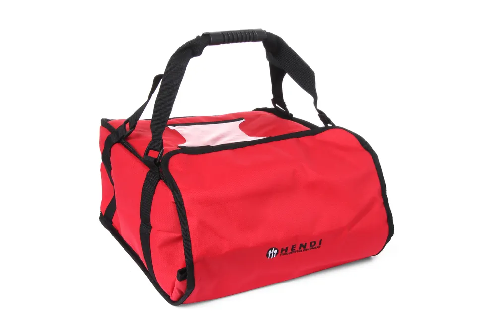 Pizza delivery bag 35 cm, HENDI, 4 boxes, 370x370x(H)200mm