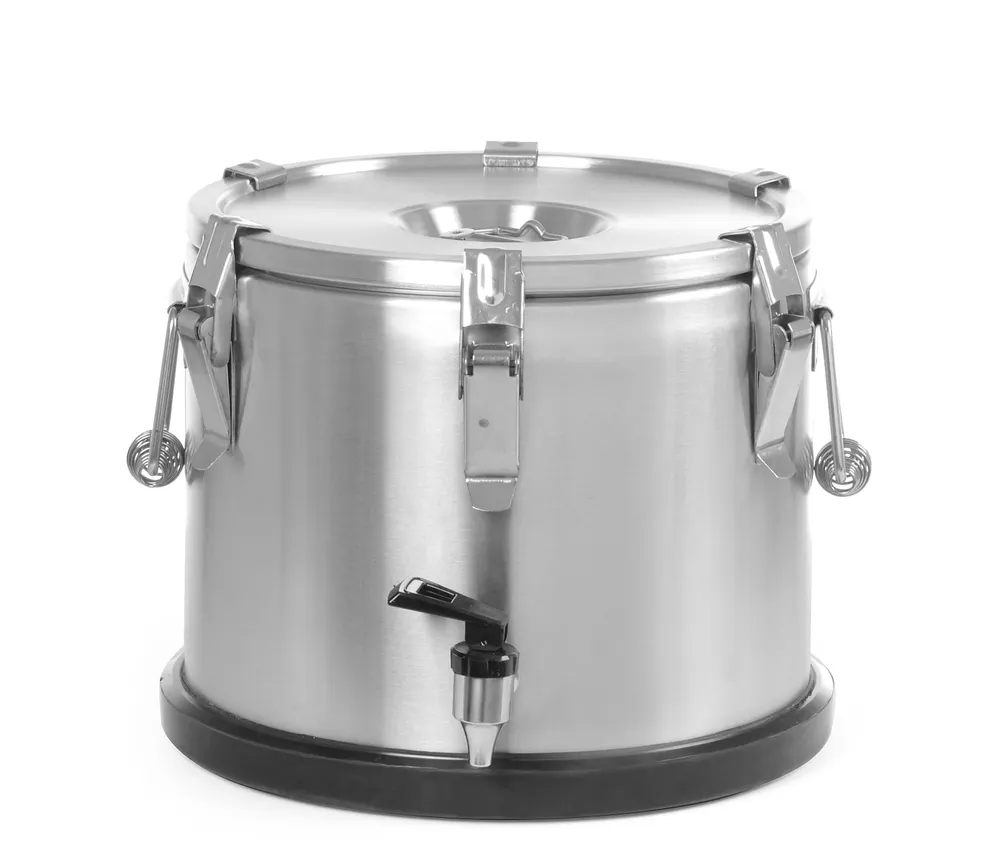 Vis Insulated portable container – with a tap, HENDI, Profi Line, 35L, Silver, ⌀330x(H)570mm, bilde 3