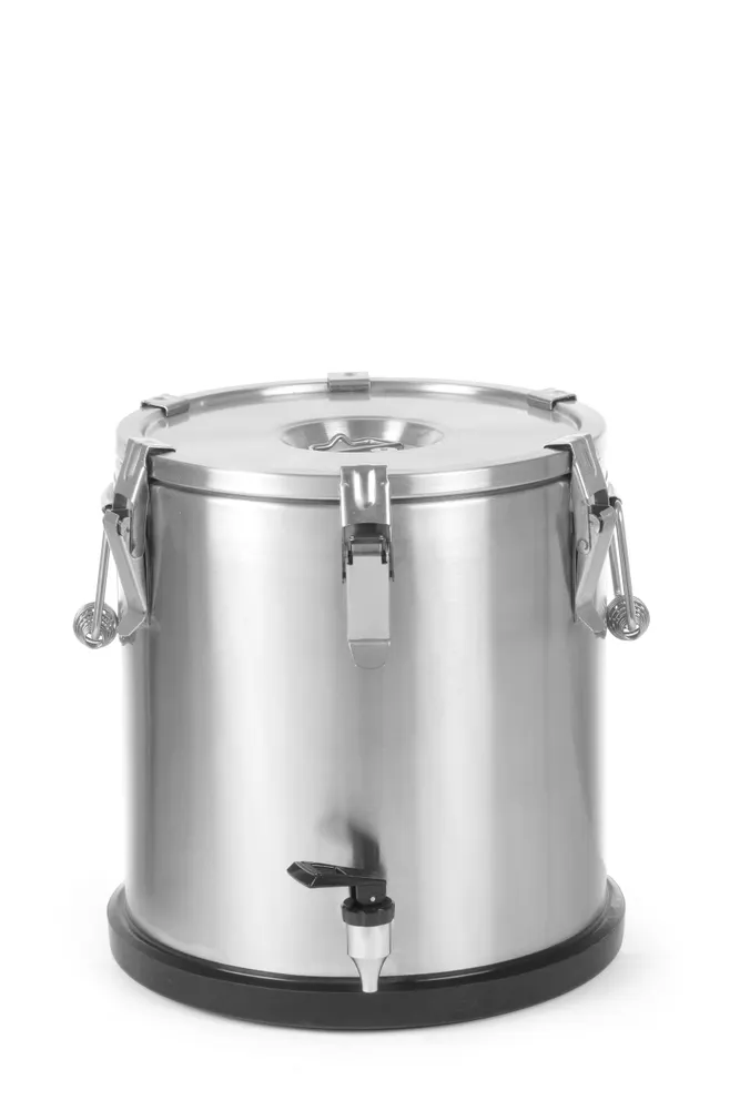 Vis Insulated portable container – with a tap, HENDI, Profi Line, 35L, Silver, ⌀330x(H)570mm, bilde 7