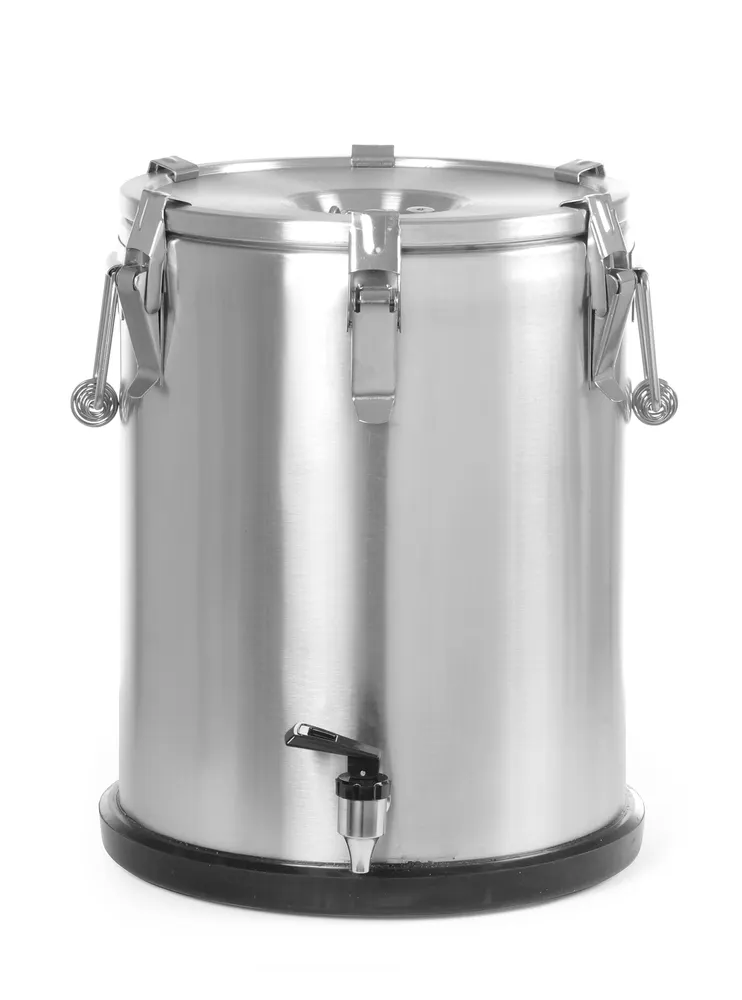 Vis Insulated portable container – with a tap, HENDI, Profi Line, 35L, Silver, ⌀330x(H)570mm, bilde 6