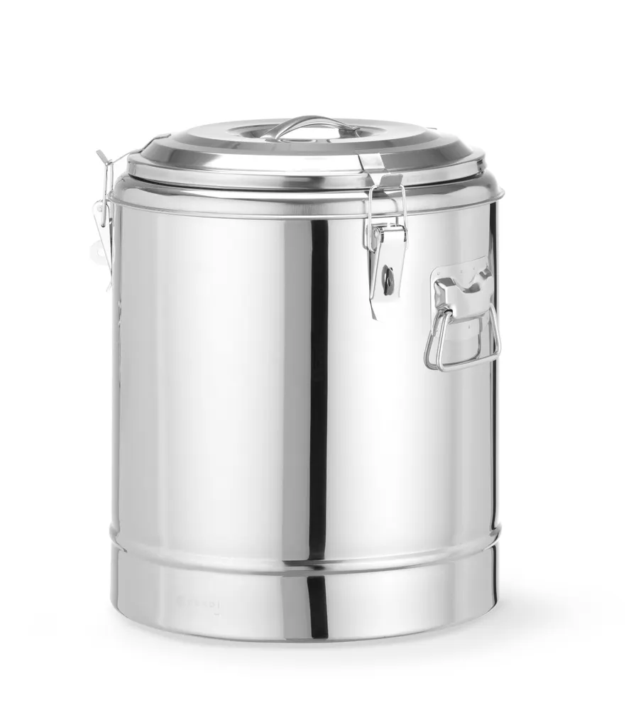 Vis Insulated portable container, HENDI, Kitchen Line, 23L, Silver, ⌀350x(H)440mm, bilde 2
