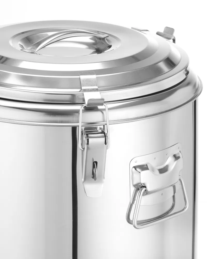 Vis Insulated portable container, HENDI, Kitchen Line, 23L, Silver, ⌀350x(H)440mm, bilde 4
