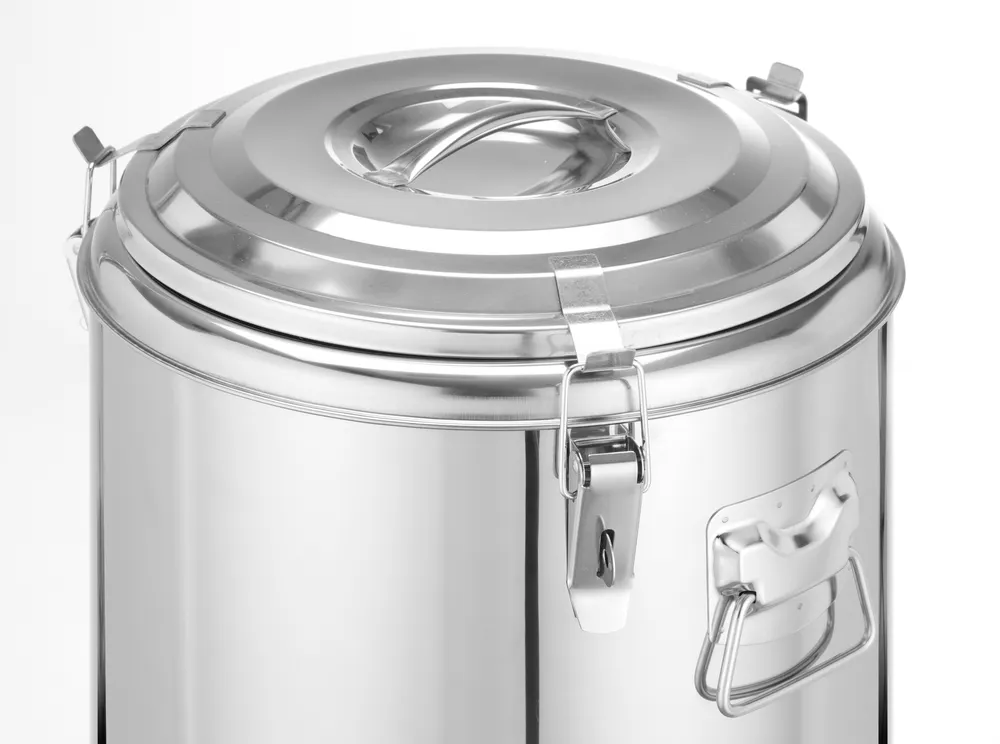 Vis Insulated portable container, HENDI, Kitchen Line, 23L, Silver, ⌀350x(H)440mm, bilde 3