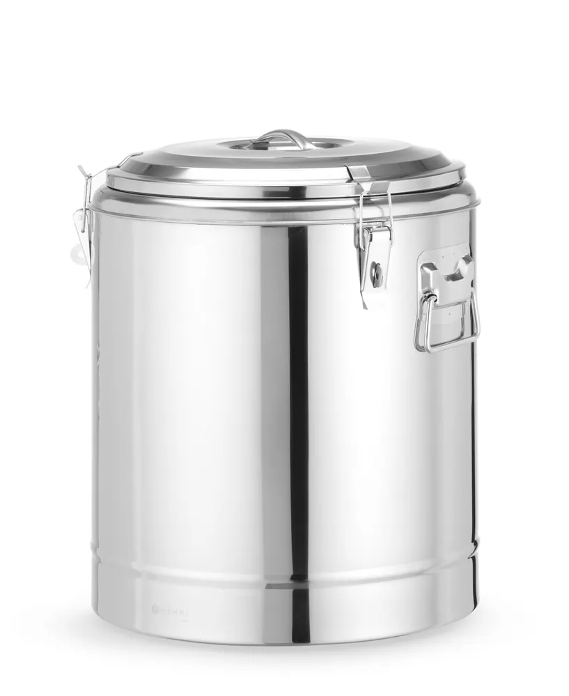 Vis Insulated portable container, HENDI, Kitchen Line, 36L, Silver, ⌀400x(H)500mm, bilde 2