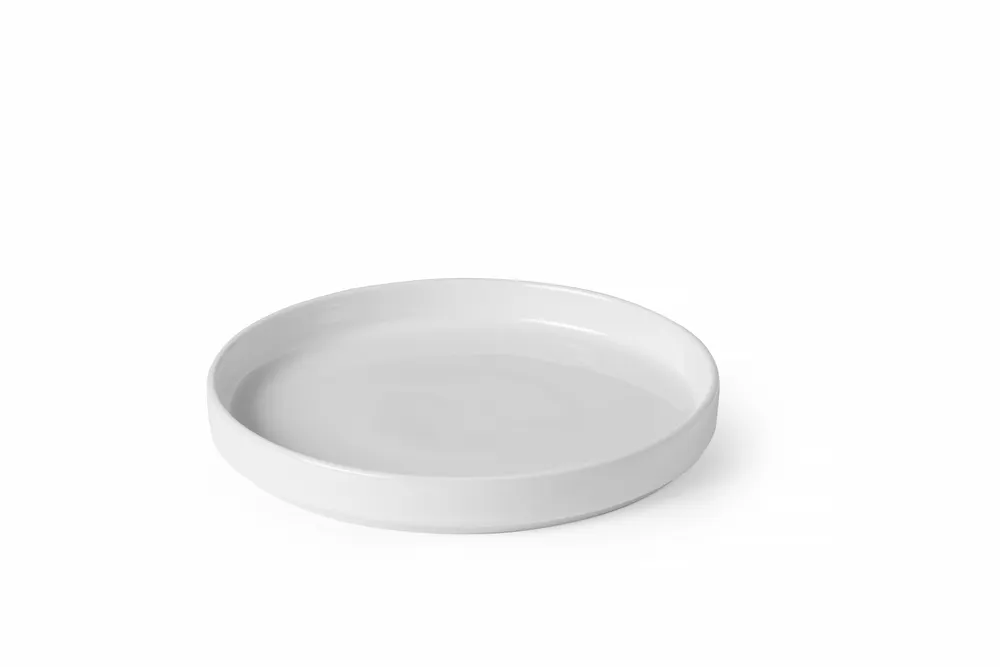 Plate with high rim Oslo, HENDI, Oslo, White, ⌀200x(H)25mm