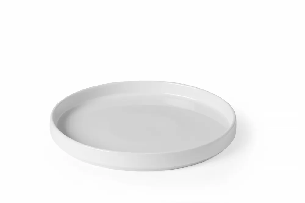 Plate with high rim Oslo, HENDI, Oslo, White, ⌀240x(H)26mm