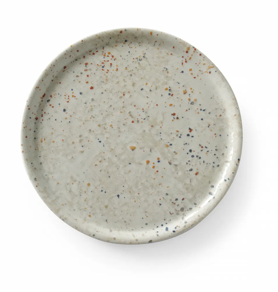Pizza plate Drops Collection, HENDI, Light grey, ⌀310mm