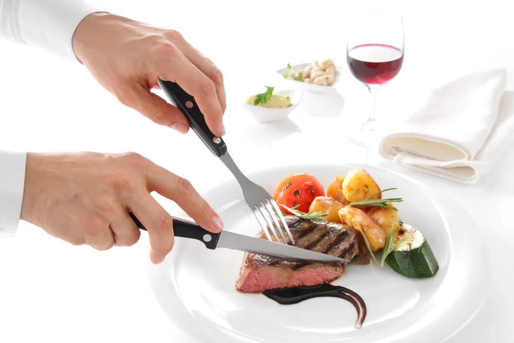 Vis Steak fork, HENDI, Profi Line, Brown, 6 pcs., (L)200mm, bilde 4