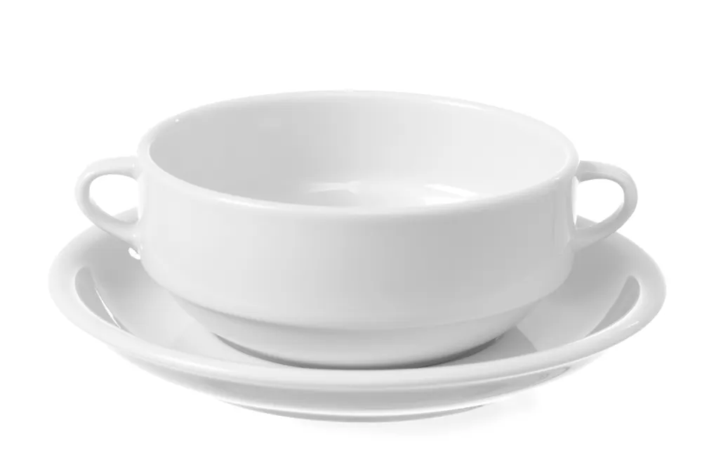 Vis Saucer for soup bowl, HENDI, White, ⌀170mm, bilde 2