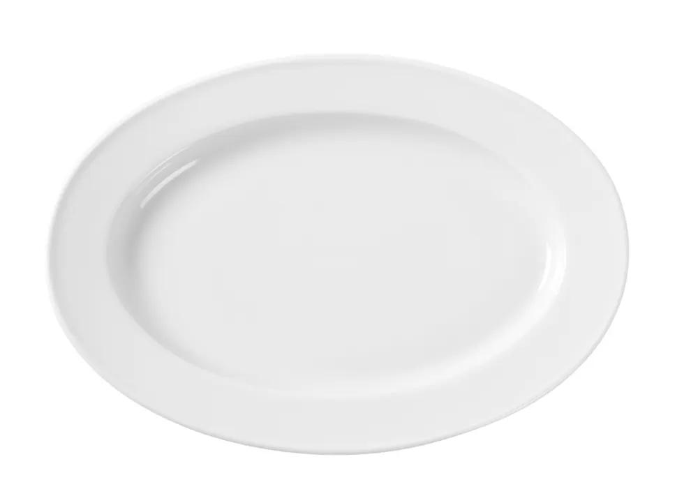 Oval dish, HENDI, White, 290x200mm