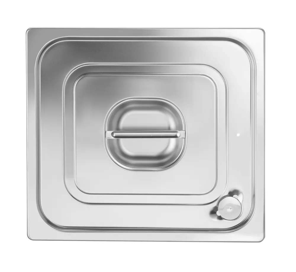 Vis Lid for GN containers with silicone rim, HENDI, Profi Line, GN 2/3, 354x325mm, bilde 2