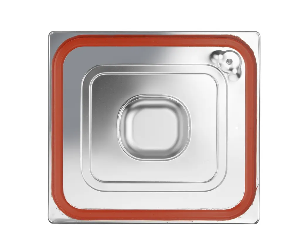 Vis Lid for GN containers with silicone rim, HENDI, Profi Line, GN 2/3, 354x325mm, bilde 3
